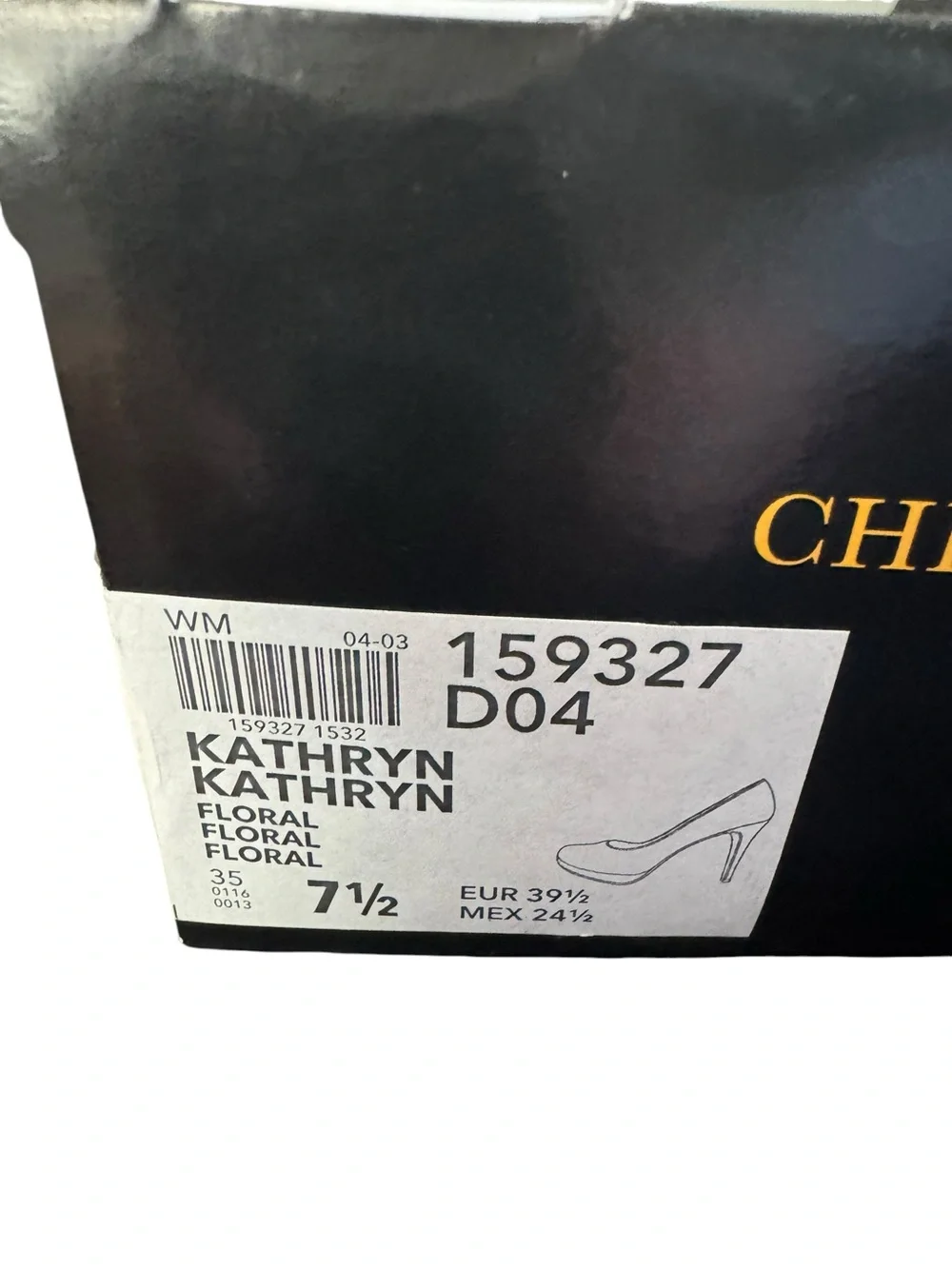 Christian Siriano for Payless Kathryn floral high heel shoes size 7.5